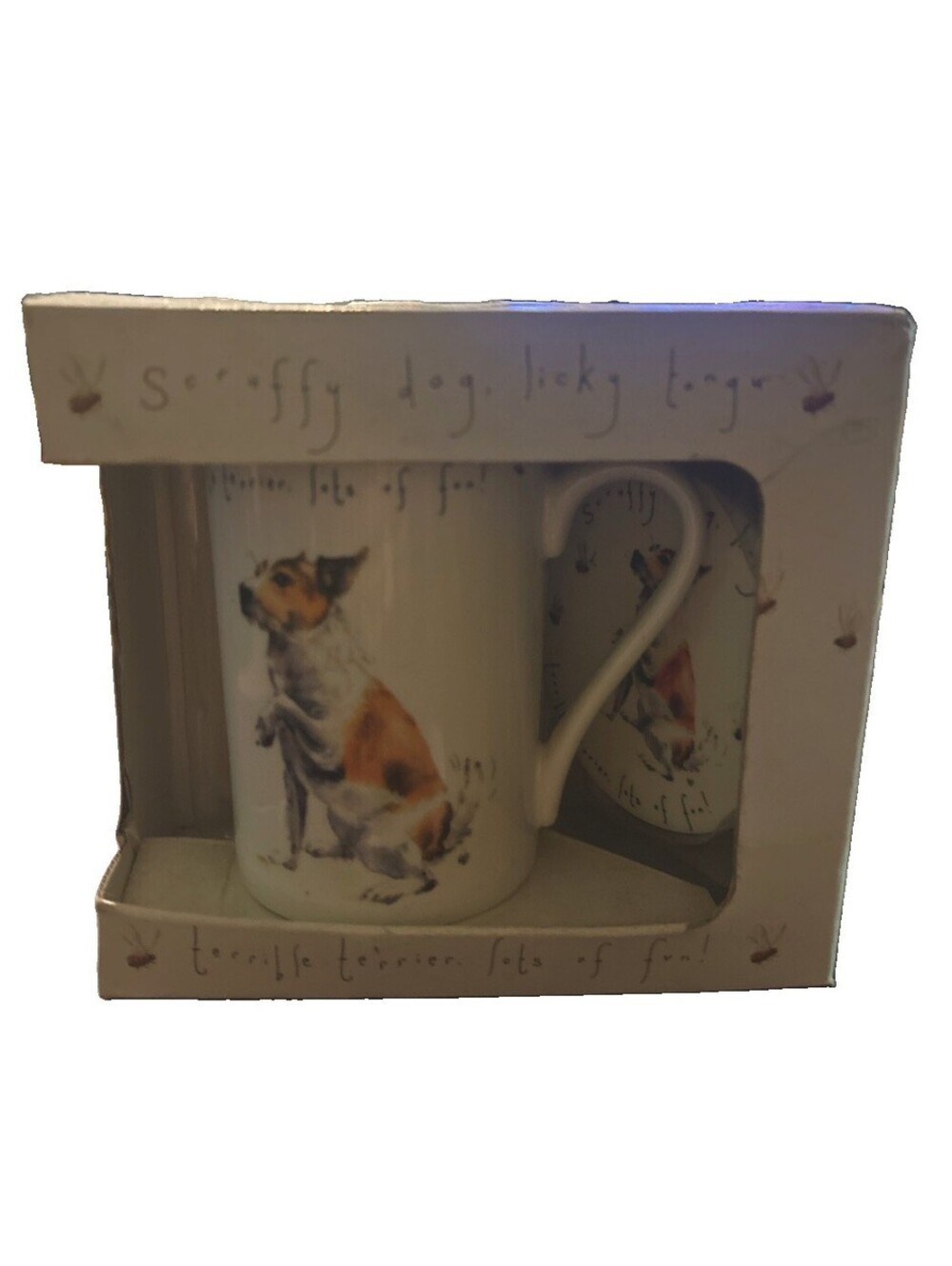 Kent Pottery Terrier Coffee Mug Dog Tall Scruffy Dog Tea Beverage Pet Lover